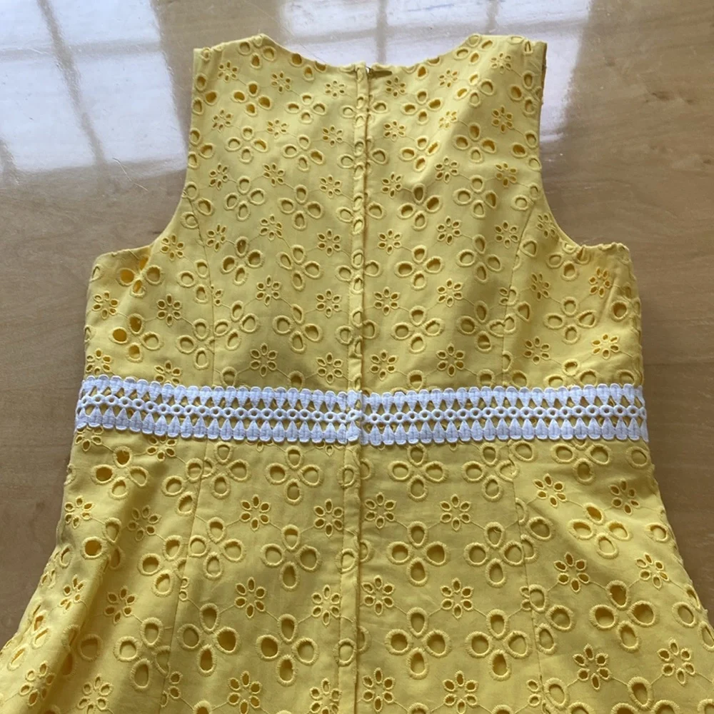 Lilly Pulitzer Yellow Eyelet Dress - Picture 5 of 6